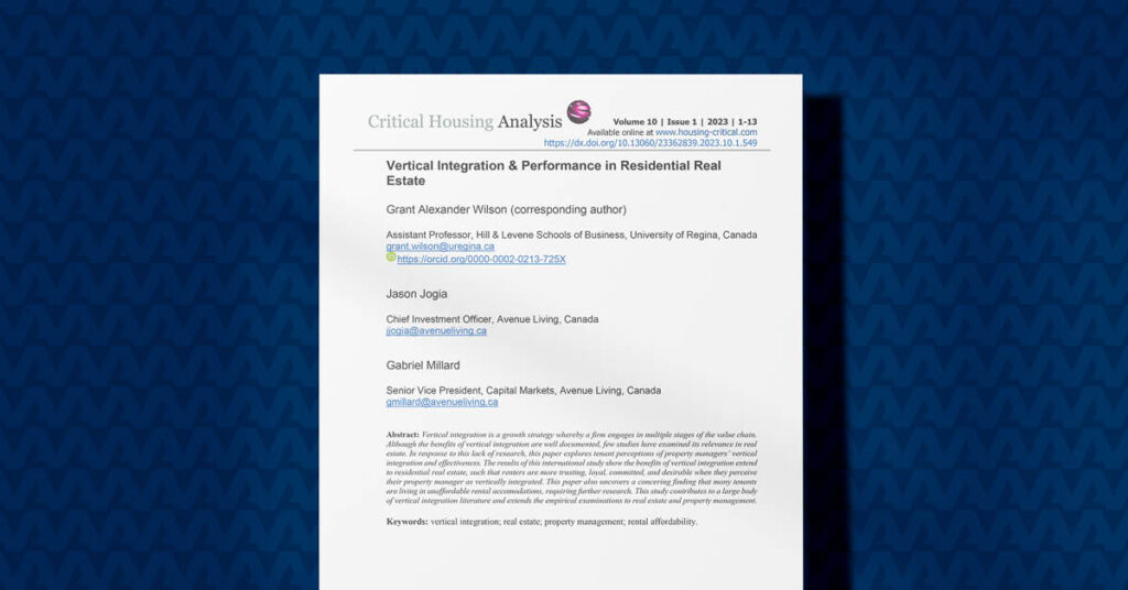 Vertical Integration Real Estate